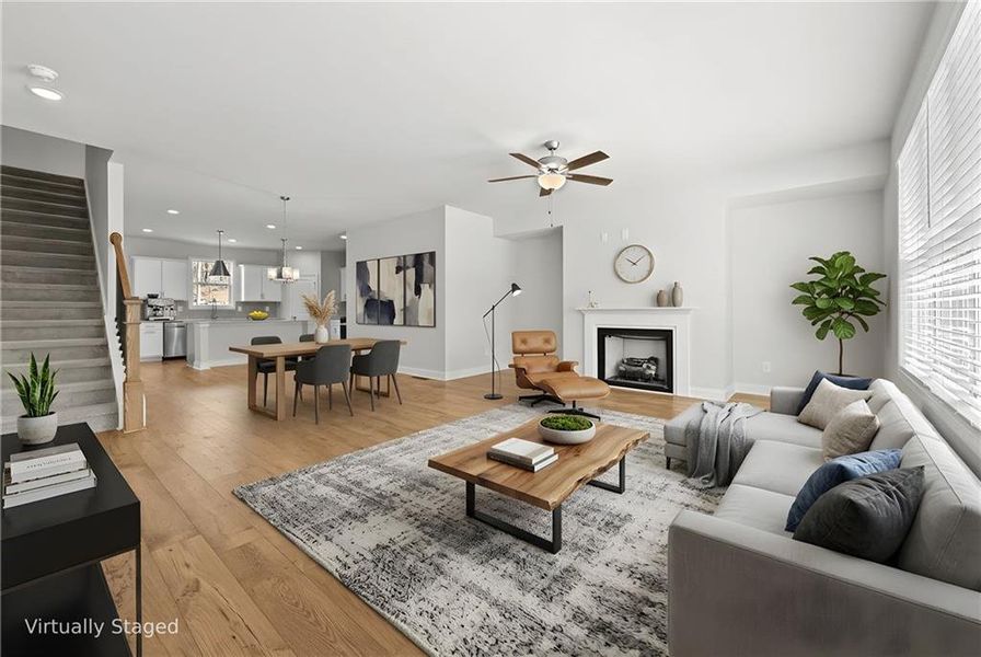 Furnished interior view inside a new home in , Sugar Hill (Image 32).