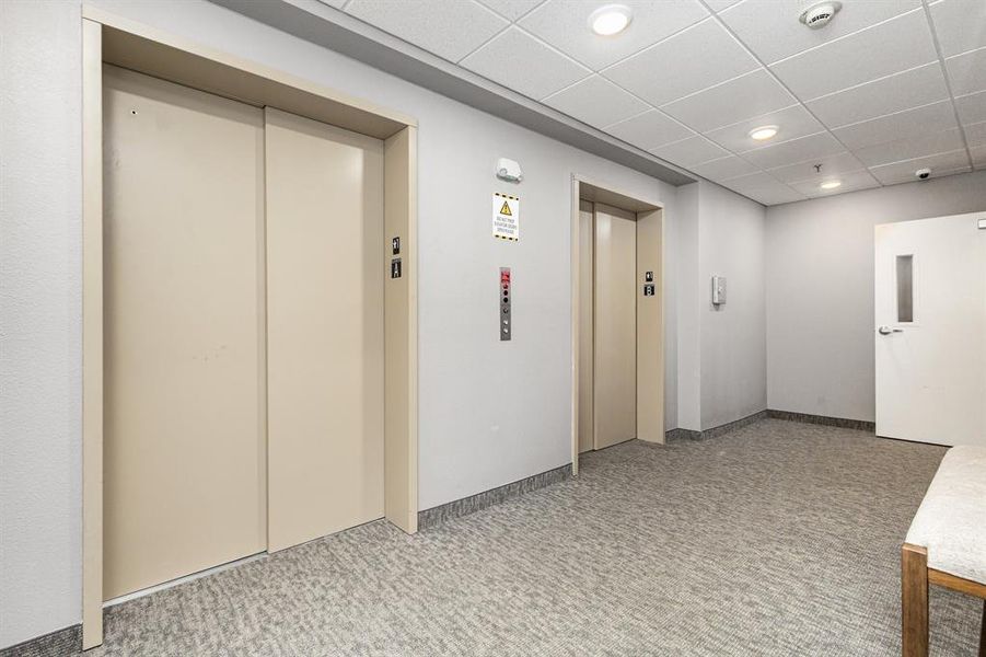 Secure indoor entrance. Take the Elevator to the 2nd floor Secure indoor entrance. Take the Elevator to the 2nd floor