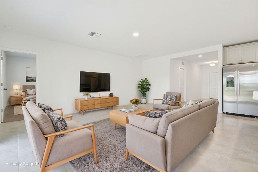 Family Room - Virtually Staged