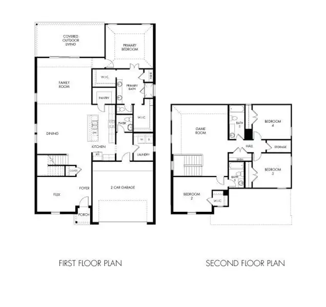 2D floor plan layout of this home in Windmore, Princeton, TX (Image 2). 2D floor plan layout of this home in Windmore, Princeton, TX (Image 2).