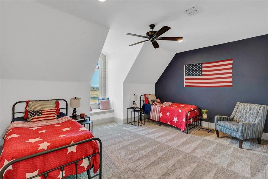Furnished interior view inside a new home in , Aledo (Image 7).