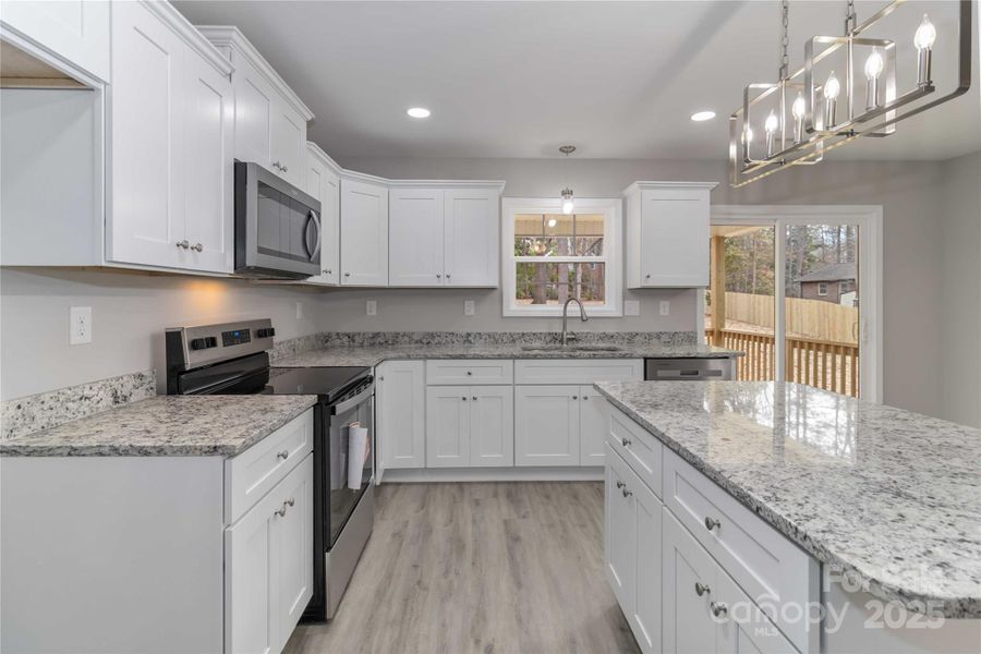 Furnished interior view inside a new home in , Clover (Image 6). Furnished interior view inside a new home in , Clover (Image 6).