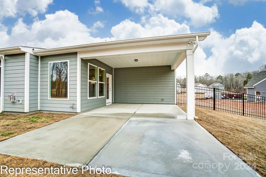 This home will feature a rear screen porch with outdoor living package.