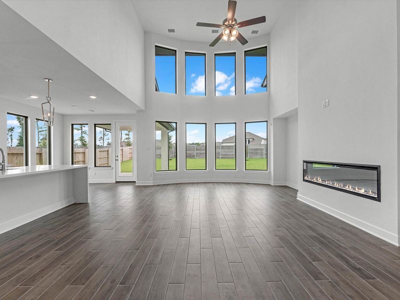 Representative unfurnished interior of a home built from the The Calistoga by Westin Homes in ARTAVIA® - 65' Art Collection, Conroe (Image 10). Representative unfurnished interior of a home built from the The Calistoga by Westin Homes in ARTAVIA® - 65' Art Collection, Conroe (Image 10).