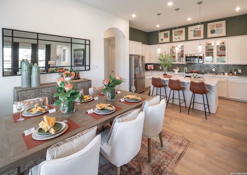 Furnished interior view inside a new home in Davis Ranch, San Antonio (Image 30).