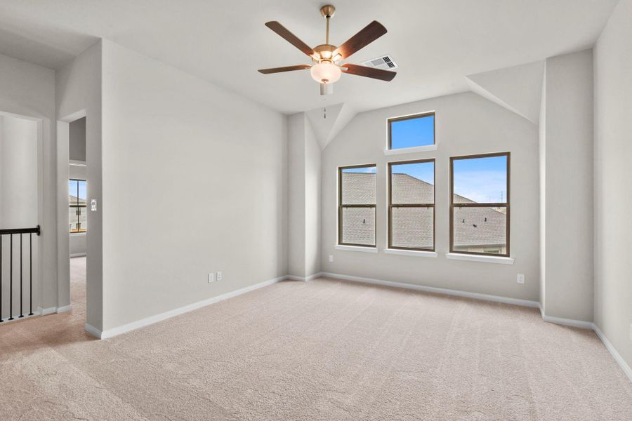 Spacious, unfurnished interior of a new home in Bridgeland, Cypress (Image 27).