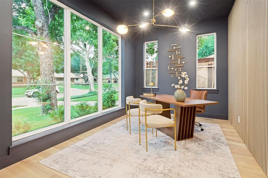 Furnished interior view inside a new home in , Dallas (Image 16).
