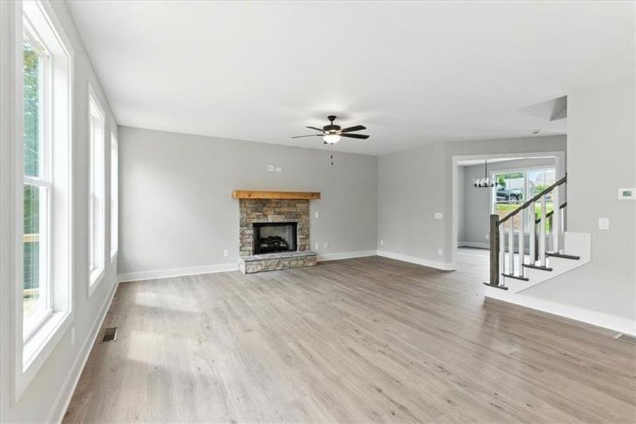 Spacious, unfurnished interior of a new home in , Cartersville (Image 14). Spacious, unfurnished interior of a new home in , Cartersville (Image 14).