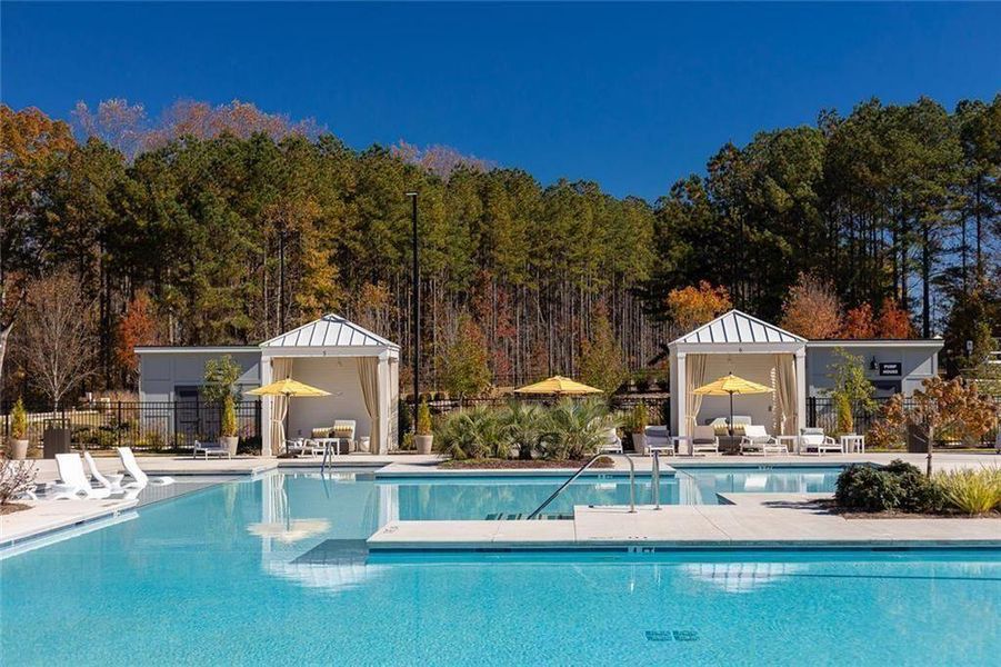 Community amenities in Soleil Belmont Park, Canton (Image 15).