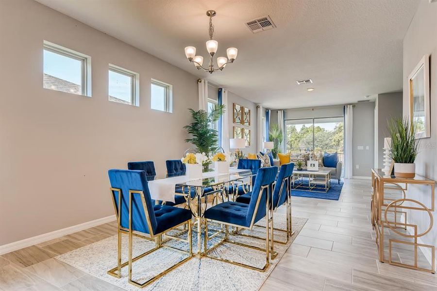Furnished interior view inside a new home in Lakes of Mount Dora, Mount Dora (Image 4).