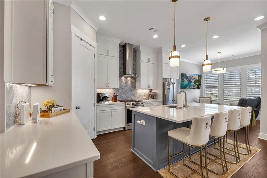 Furnished interior view inside a new home in , Woodstock (Image 31).