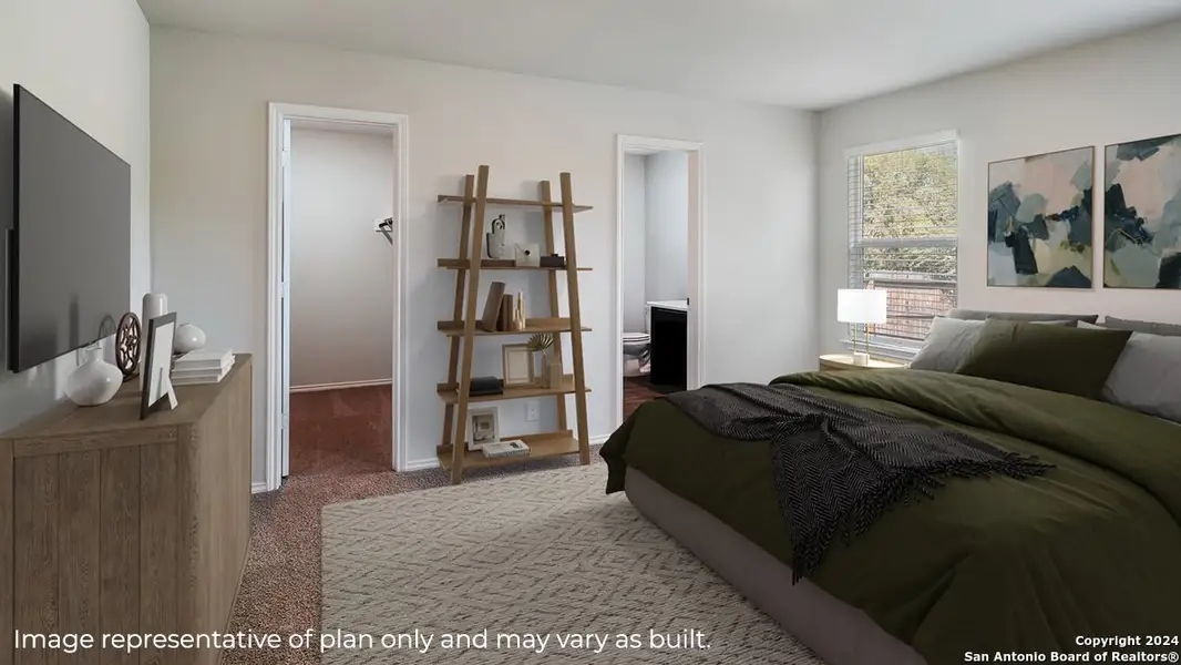 Furnished interior view inside a new home in Redbird Ranch, San Antonio (Image 3). Furnished interior view inside a new home in Redbird Ranch, San Antonio (Image 3).