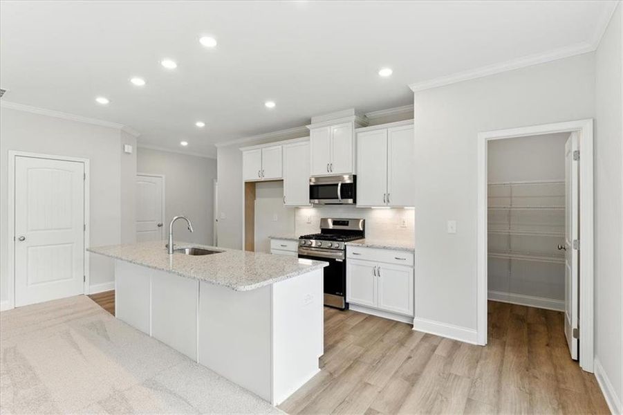 Furnished interior view inside a new home in Stratford at NatureWalk, Dallas (Image 10). Furnished interior view inside a new home in Stratford at NatureWalk, Dallas (Image 10).