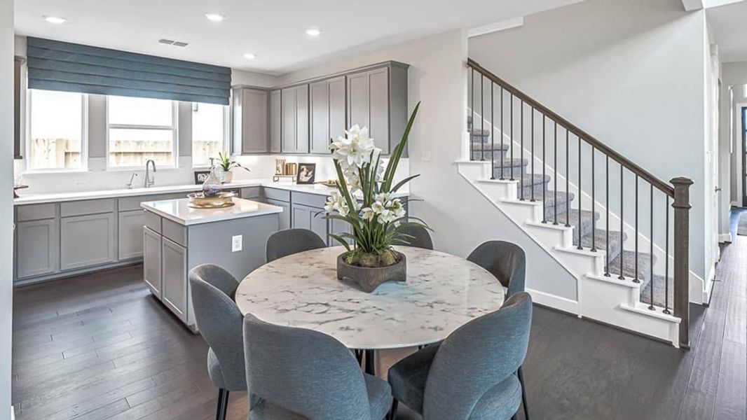 Furnished interior view inside a new home in Avalon at Cypress, Cypress (Image 14).