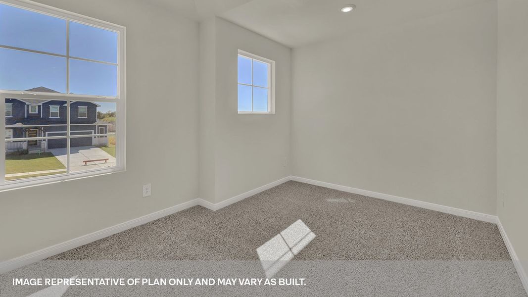 Spacious, unfurnished interior of a new home in Paramount, Kyle (Image 21).