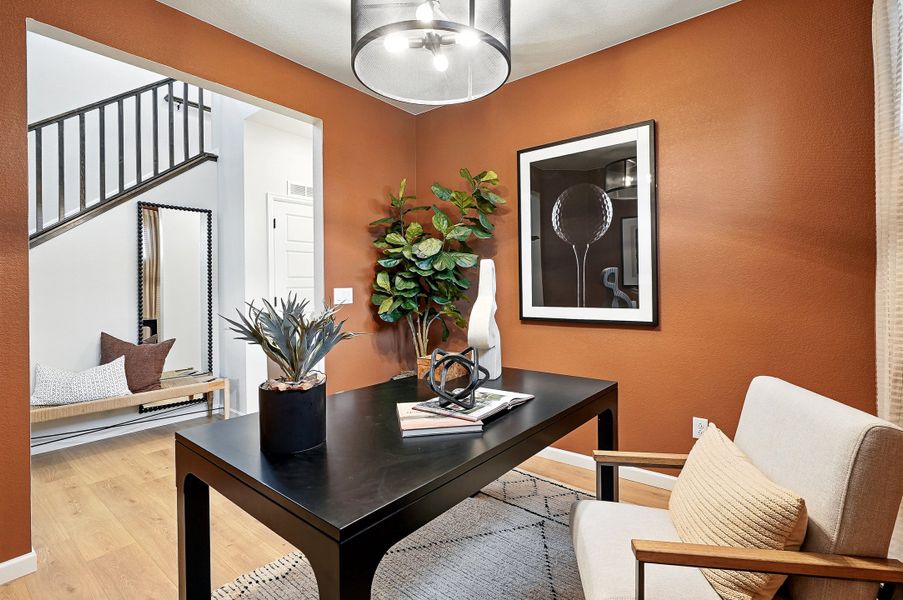 Furnished interior view inside a new home in Parterre, Thornton (Image 10).