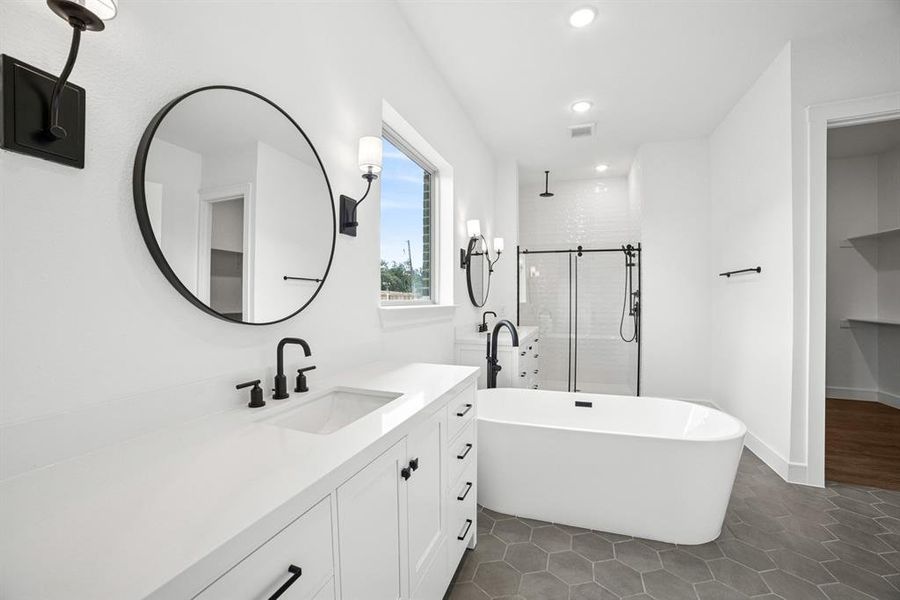 Furnished interior view inside a new home in Sterling Greene, Arlington (Image 13). Furnished interior view inside a new home in Sterling Greene, Arlington (Image 13).