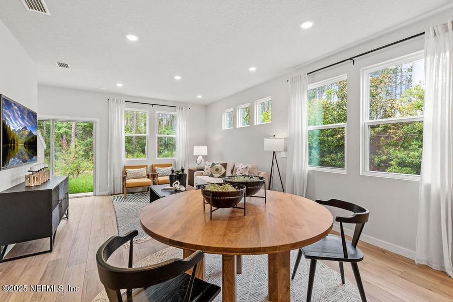 Furnished interior view inside a new home in , Jacksonville (Image 8).