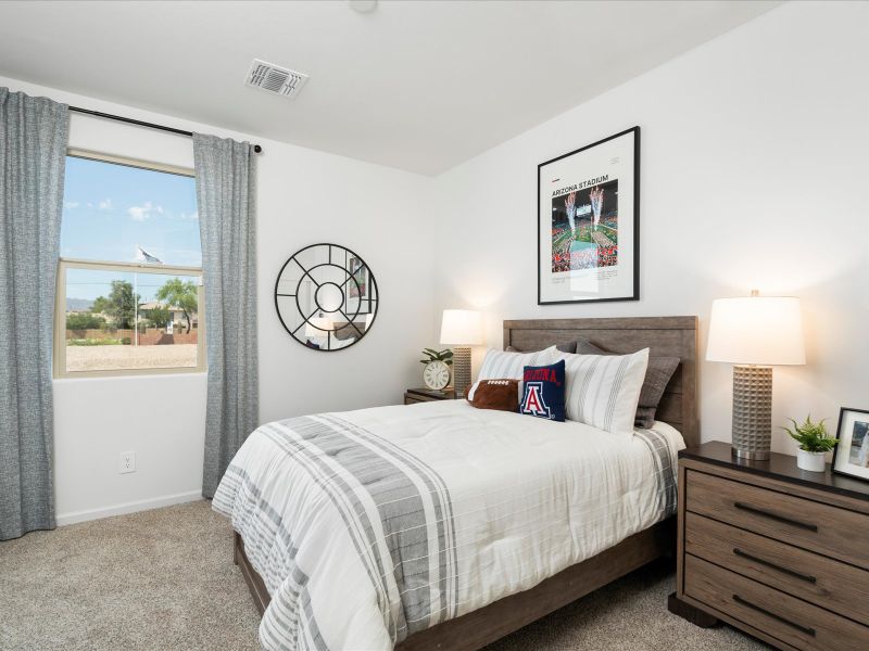 Furnished interior view inside a new home in Summerstone II, Marana (Image 12). Furnished interior view inside a new home in Summerstone II, Marana (Image 12).