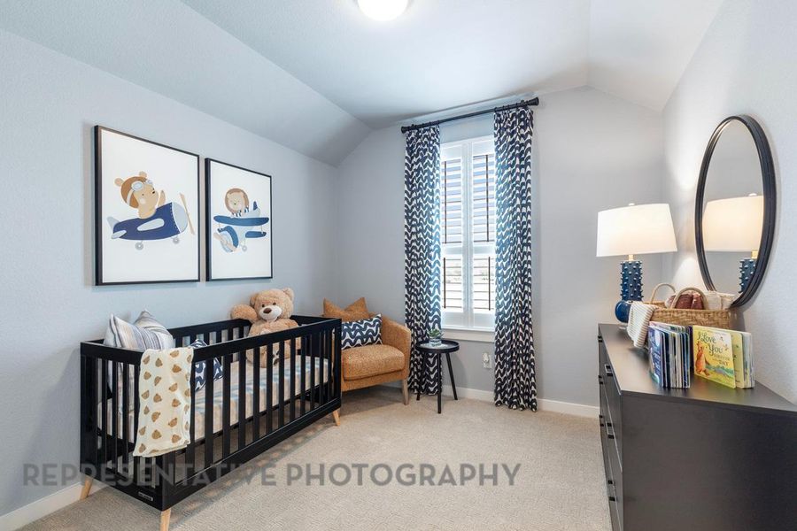 Furnished interior view inside a new home in 6 Creeks at Waterridge, Kyle (Image 23).