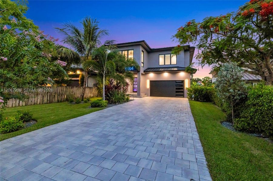 Front exterior of a new home in , Fort Lauderdale, FL, highlighting curb appeal (Image 26).
