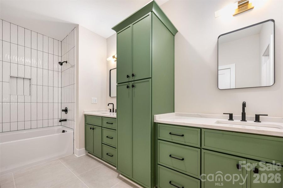 Furnished interior view inside a new home in , Charlotte (Image 18).