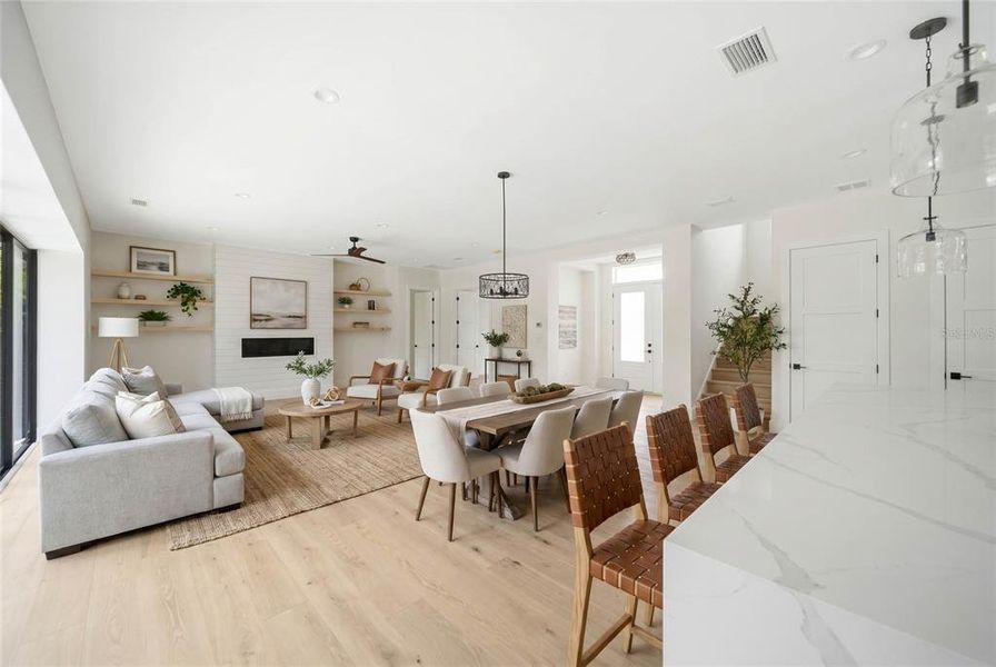 Furnished interior view inside a new home in , Longboat Key (Image 10). Furnished interior view inside a new home in , Longboat Key (Image 10).