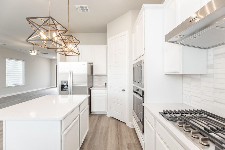 Furnished interior view inside a new home in Dunvale Village - Patio Home Collection, Houston (Image 4).
