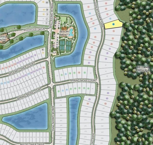 Esplanade at Center Lake Ranch ~ Site Map Esplanade at Center Lake Ranch ~ Site Map