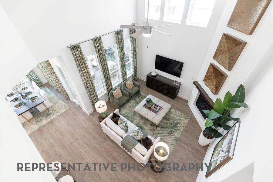 Furnished interior view inside a new home in Parkside On The River, Georgetown (Image 23).