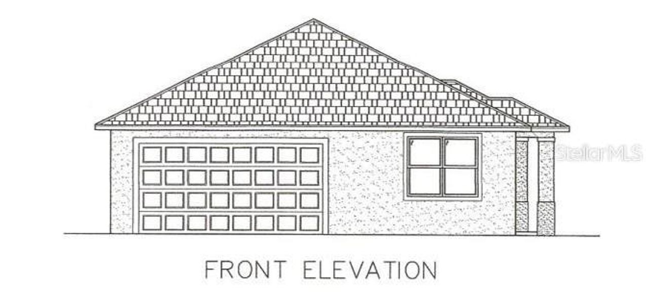 Exterior rendering of this home design in , Nokomis, FL (Image 1).