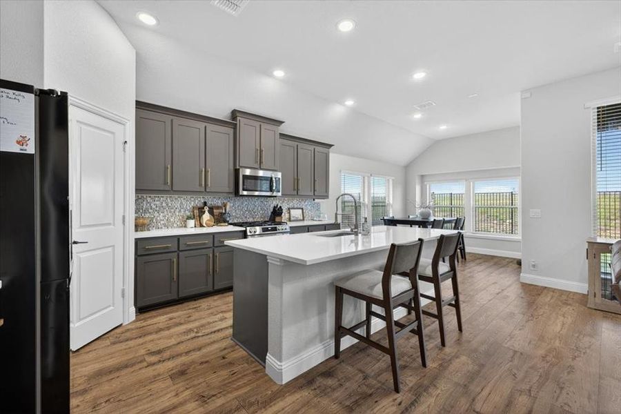 Furnished interior view inside a new home in , Godley (Image 14).