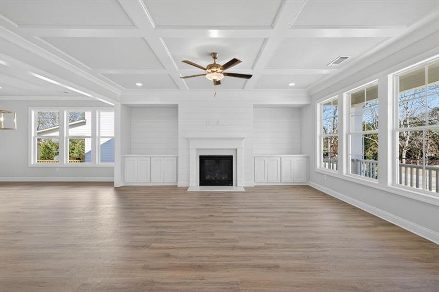 Spacious, unfurnished interior of a new home in Hemingway, Flowery Branch (Image 29).