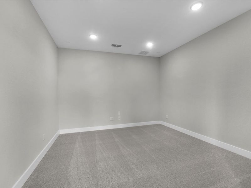 Spacious, unfurnished interior of a new home in Dunham Pointe, Cypress (Image 24). Spacious, unfurnished interior of a new home in Dunham Pointe, Cypress (Image 24).