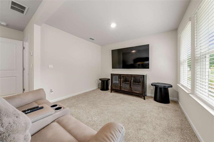 Furnished interior view inside a new home in Creekside at Oxford Park, Fairburn (Image 11).