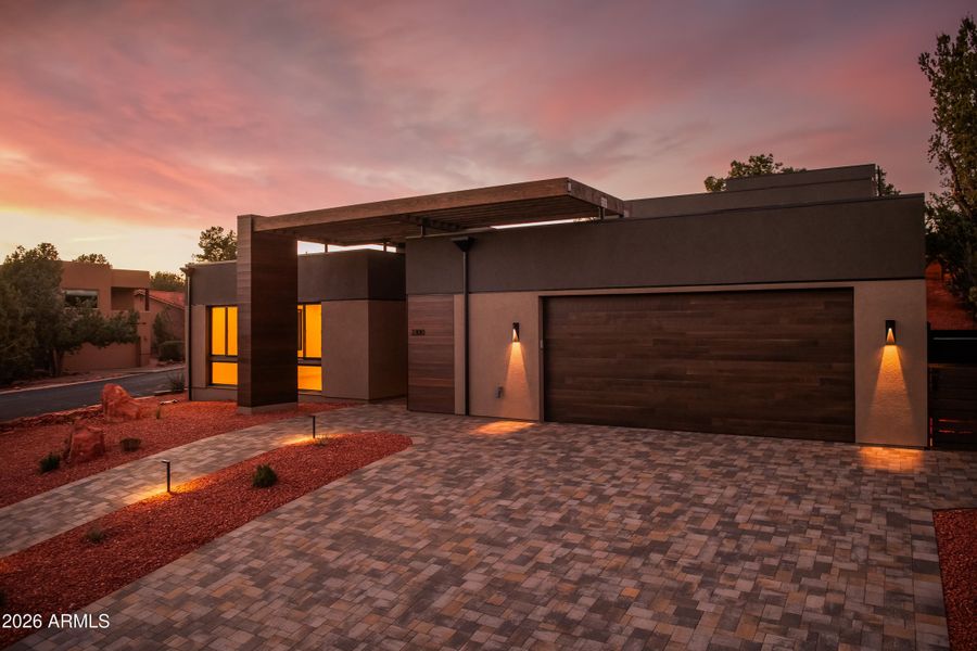 Twilight View Of Home