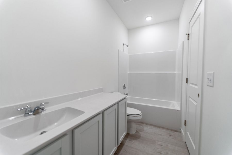 Furnished interior view inside a new home in Stonehenge, Manchester (Image 9). Furnished interior view inside a new home in Stonehenge, Manchester (Image 9).