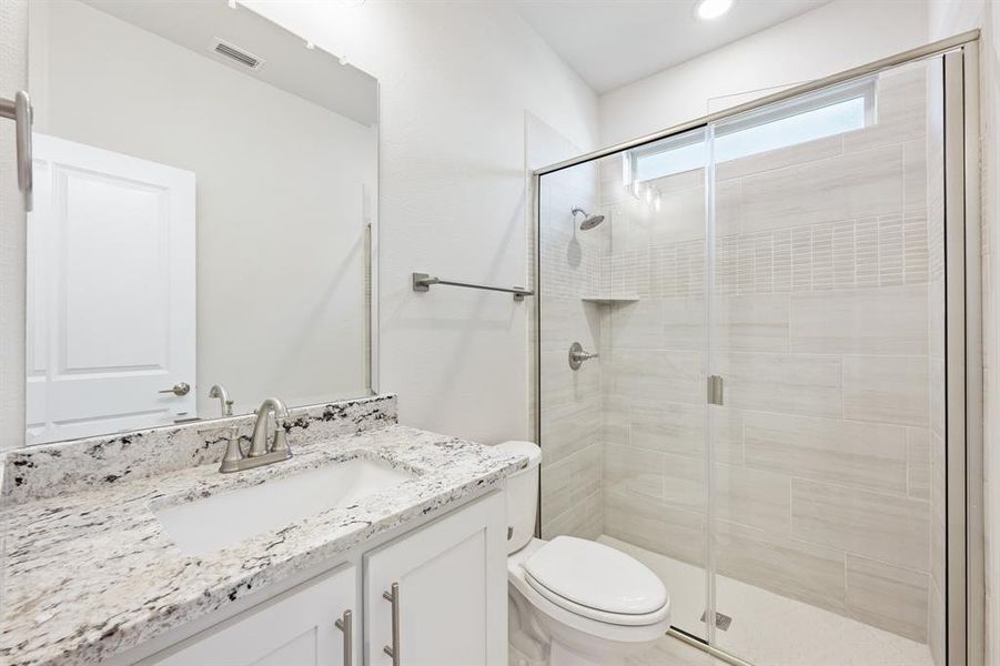 Furnished interior view inside a new home in Union Park Classic 60, Little Elm (Image 15). Furnished interior view inside a new home in Union Park Classic 60, Little Elm (Image 15).