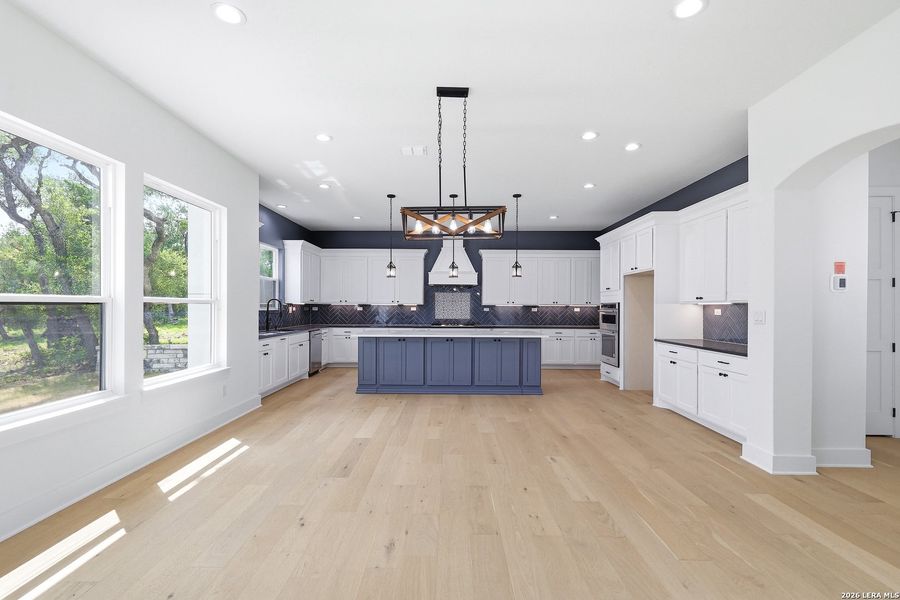 Furnished interior view inside a new home in , New Braunfels (Image 8).