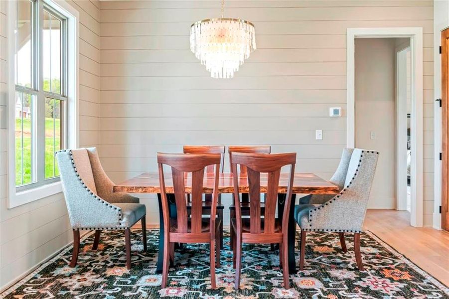 Furnished interior view inside a new home in , Blairsville (Image 73).