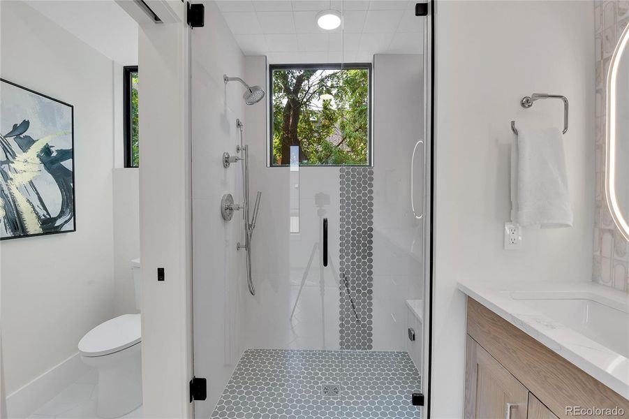 Primary Bathroom with Steam Shower