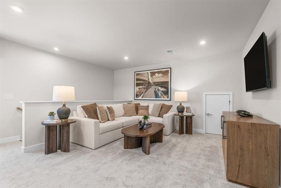 Representative furnished interior of a home built from the Silverleaf by Ryan Homes in East Lake, Leland (Image 31). Representative furnished interior of a home built from the Silverleaf by Ryan Homes in East Lake, Leland (Image 31).