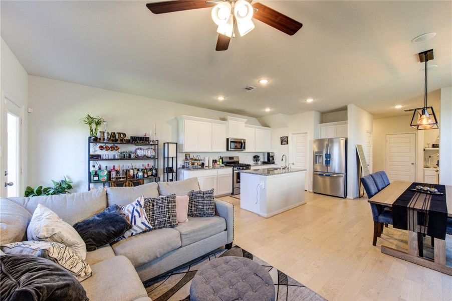 Furnished interior view inside a new home in , Katy (Image 6). Furnished interior view inside a new home in , Katy (Image 6).