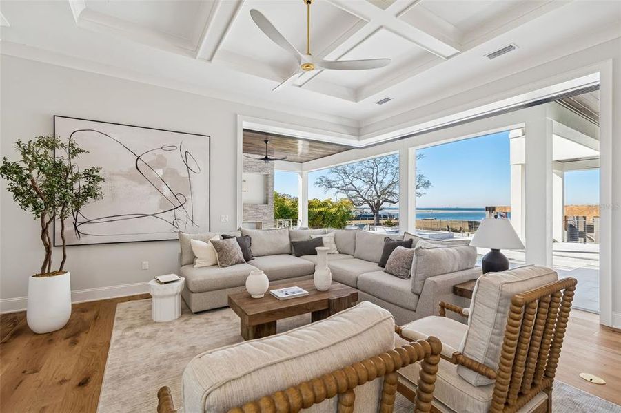 Furnished interior view inside a new home in , Tampa (Image 52).