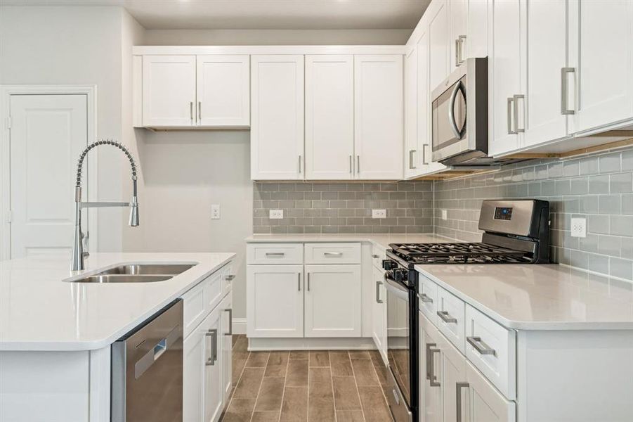 Furnished interior view inside a new home in Venetian, Weston (Image 10).