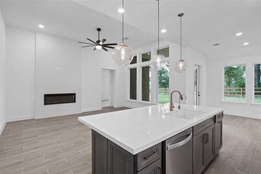 Furnished interior view inside a new home in Timber Hollow, Magnolia (Image 11).