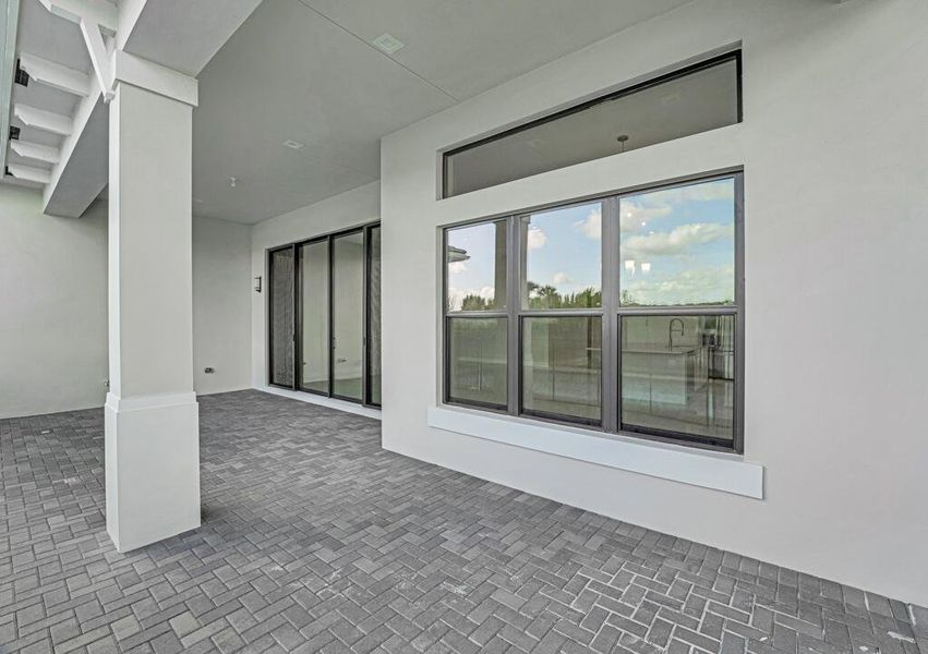 Furnished interior view inside a new home in Apex at Avenir, Palm Beach Gardens (Image 15). Furnished interior view inside a new home in Apex at Avenir, Palm Beach Gardens (Image 15).