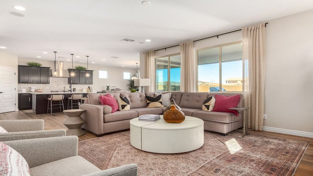 Furnished interior view inside a new home in Stonehaven, Glendale (Image 5).