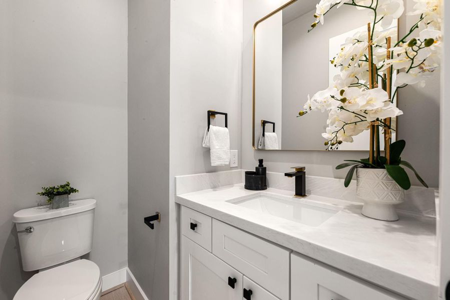 Furnished interior view inside a new home in , Houston (Image 29).