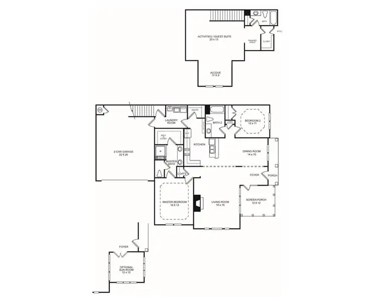 2D floor plan layout of this home in , Cumming, GA (Image 3). 2D floor plan layout of this home in , Cumming, GA (Image 3).
